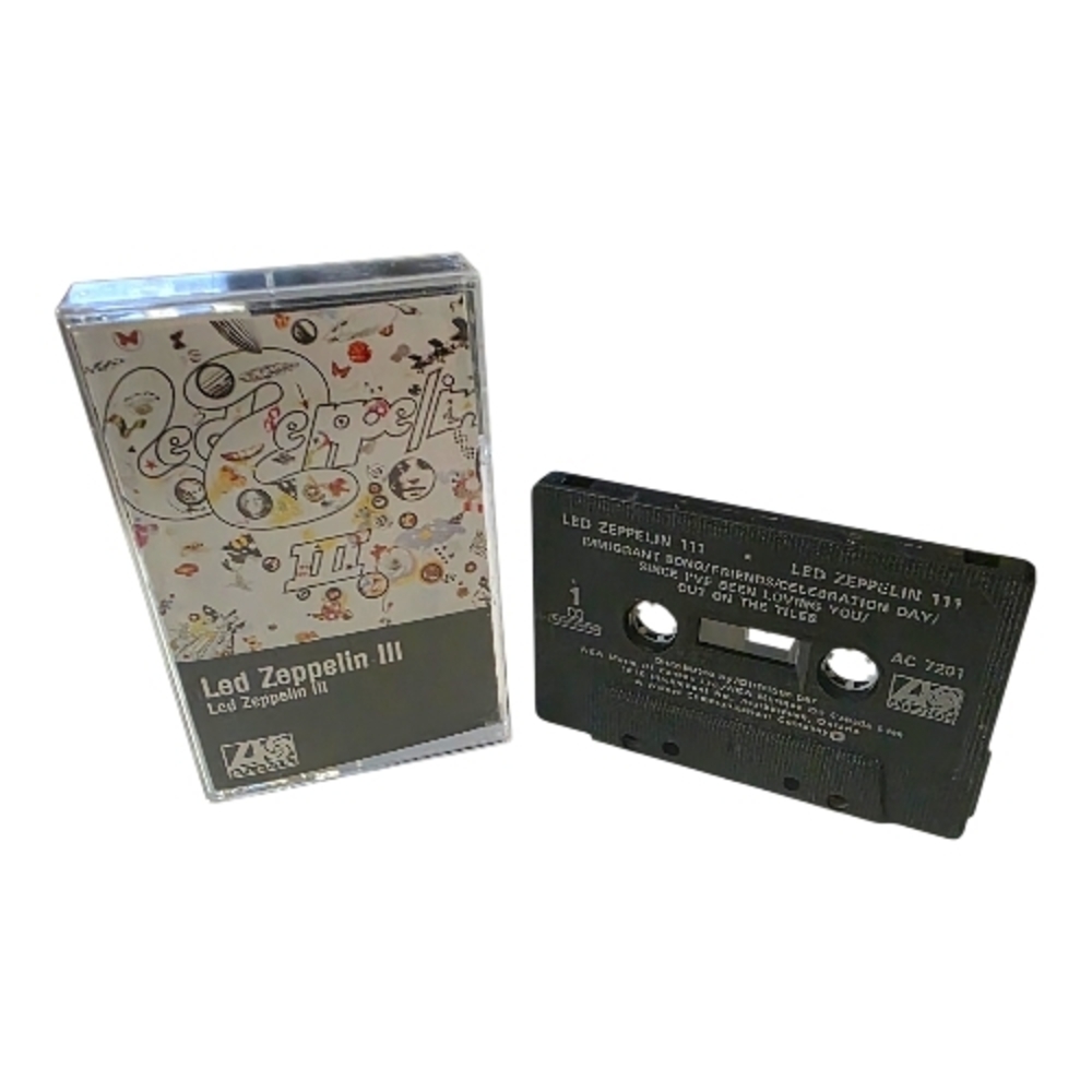 Led Zeppelin III Black Cassette Tape